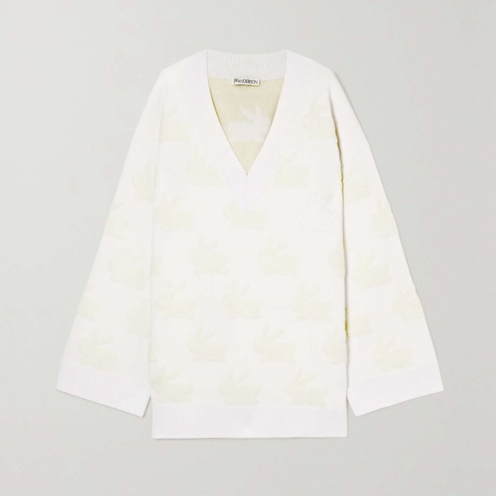 JW Anderson White Sweater Medium